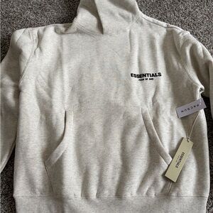 Fear of God Essentials Cream Hoodie